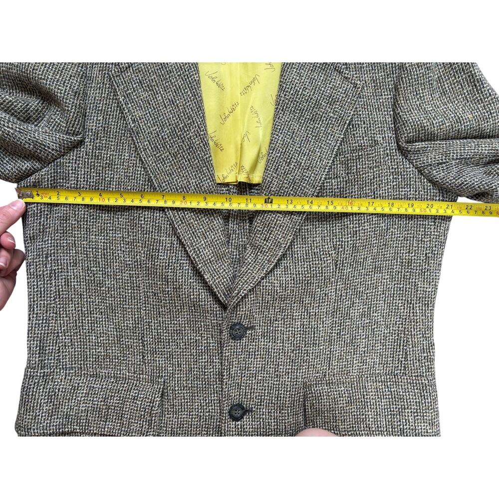 Vintage John Weitz Tweed Blazer, Size XL - Picture 10 of 13